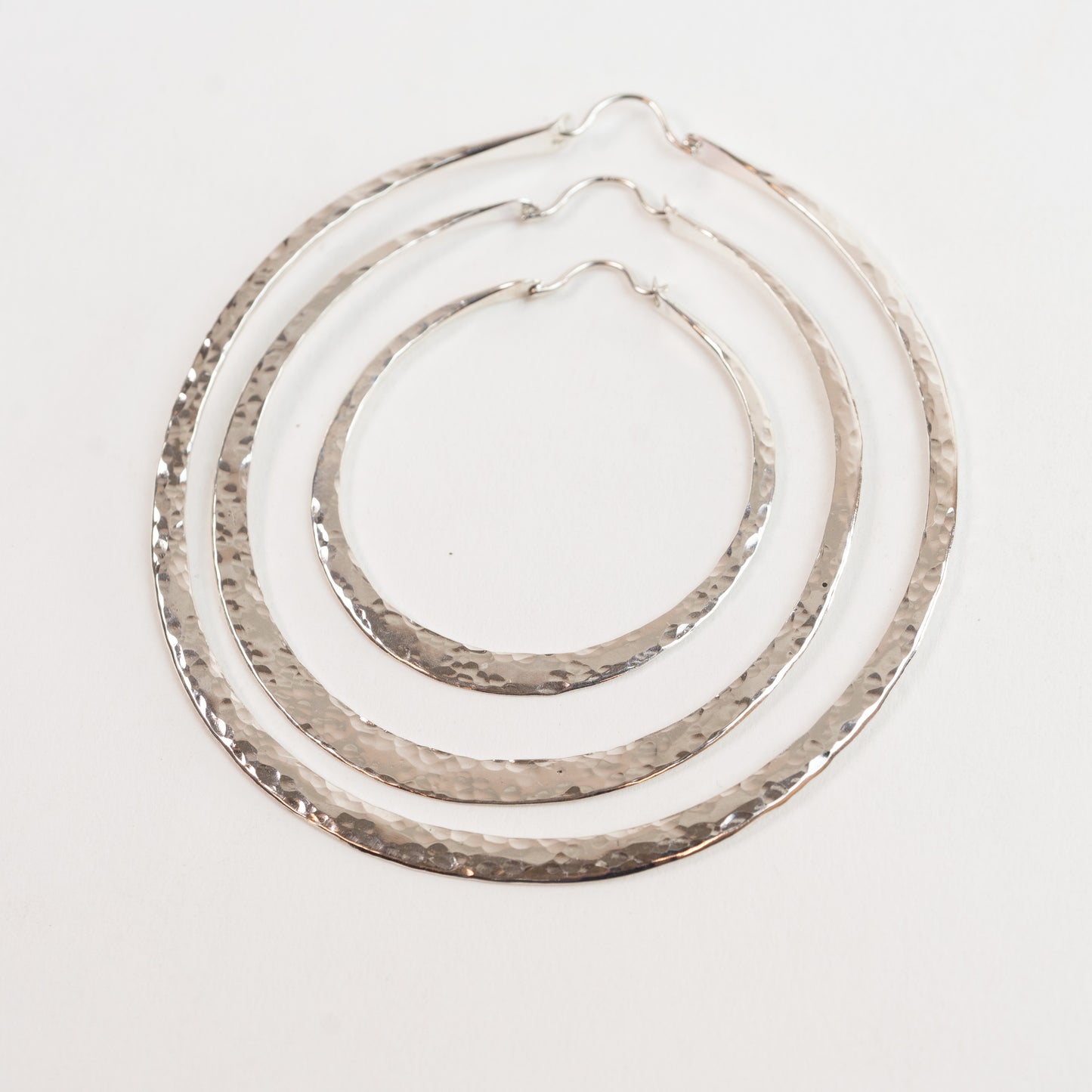 Hoops - Custom hand made Sterling Silver